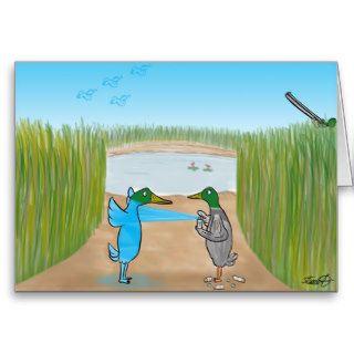 Funny Birthday Card For Duck Hunters