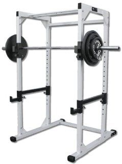 Deltech Fitness Power Rack/ Squat Rack  Exercise Power Cages  Sports & Outdoors