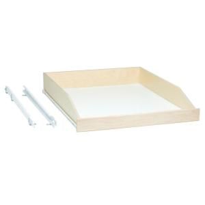 Slide A Shelf Made To Fit Slide Out Shelf, 3/4 Extension, Ready To Finish Maple Front SAS STD L M