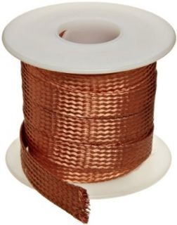 Flat Bare Copper Braid Electronic Component Wire