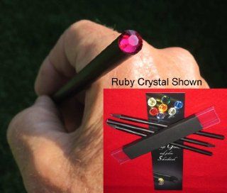 Swarovski ® Pencil, Pink Crystal, Set of 6, All Ruby #501  Wood Lead Pencils 