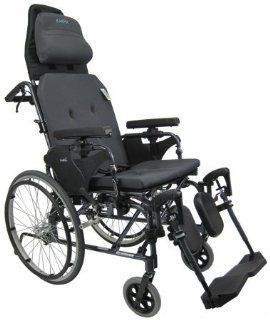 Karman Healthcare MVP502 16 Premium Reclining Wheelchair Diamond Black Health & Personal Care