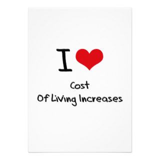 I love Cost Of Living Increases Custom Invites