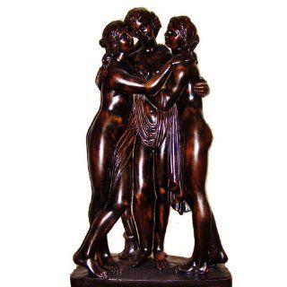 Famous Reproduction of the Three Graces Neoclassical Sculpture   Statues