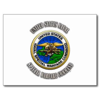 US Naval Special Warfare Command Post Card