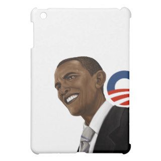Obama drawing with Obama logo iPad Mini Cases