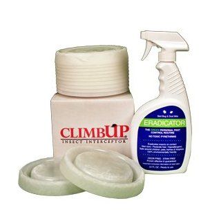 Bed Bug CLIMBUP Trap and 24oz ERADICATOR Bed Bug Spray Combo   4 Bed Bug Traps and 1 24oz ERADICATOR Spray Health & Personal Care