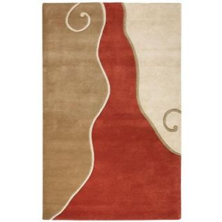 Home Decorators Collection Divani Terra and Beige 3 ft. 6 in. x 5 ft. 6 in. Area Rug 2952110880