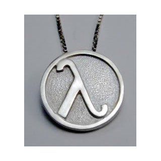 The Lambda Symbol Pendant in Sterling Silver, Gay Pride Jewelry You'll Be Proud to Wear. The Silver Dragon Jewelry