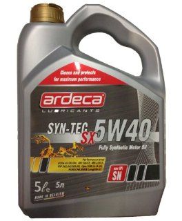 VW 502.00 505.00 Fully Synthetic 5w40 Motor Oil by Ardeca 5L Made in BELGIUM Automotive