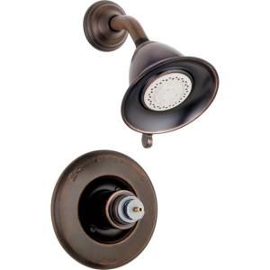 Victorian 1 Handle 3 Spray Shower Faucet in Venetian Bronze (Valve and Handles not included) T14255 RBLHP