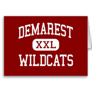 Demarest   Wildcats   Middle   Demarest New Jersey Greeting Card