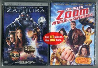 ZATHURA SPECIAL EDITION & ZOOM ACADEMY FOR SUPERHEROES with TIM ALLEN ** 2 DVD SET ** WIDESCREEN EDITIONS TIM ALLEN OR ROBIN WILLIAMS Movies & TV
