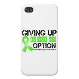 Non Hodgkins Lymphoma Giving Up Is Not An Option iPhone 4 Cover