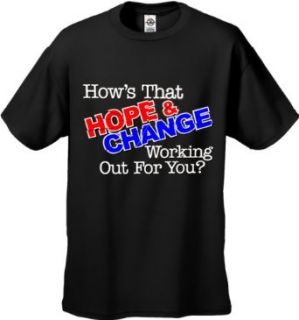 Hope and Change Men's T Shirt #505 Fashion T Shirts Clothing