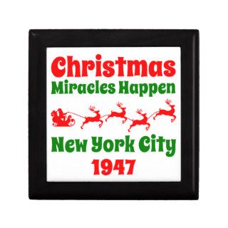 Christmas Cause Miracles Happen 1947 Keepsake Box