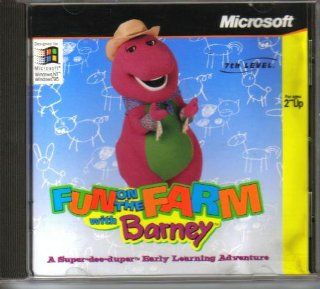 Barney Fun On The Farm PC CD ROM Video Games