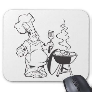 Fat Chef Mouse Pads