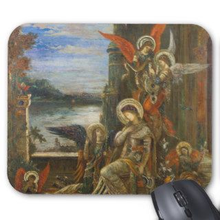 Saint Cecilia by Gustave Moreau Mouse Pad