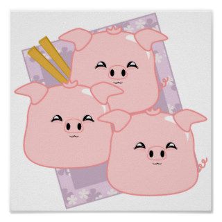 Pork Dumplings Platter Posters