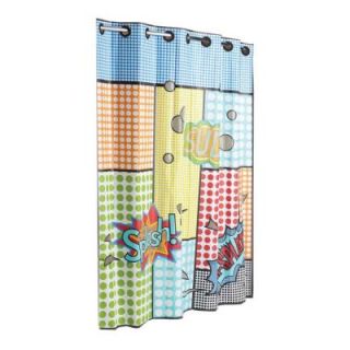 Hookless Shower Curtain Splash Peva in Multi RBH14FU411