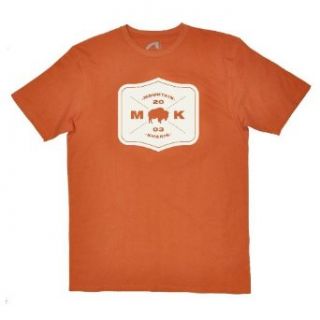 Mountain Khakis Men's Bison Patch Organic Short Sleeve T Shirt, Canyon Orange, Large  Athletic Shirts  Sports & Outdoors