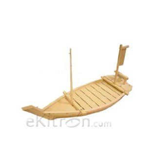Wooden Sushi Boat 29.5"L Kitchen & Dining