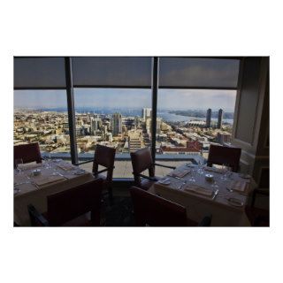 Dining above San Diego, California Poster
