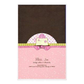 Miss. Jen Cake Candy Bar Wrappers Customized Stationery