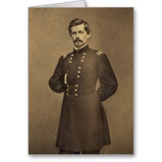 American Civil War General George B McClellan Greeting Card