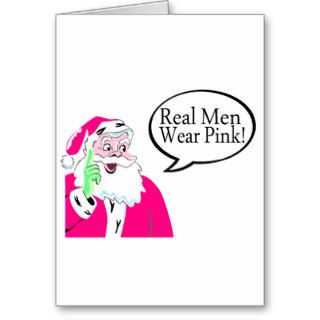 Real Men Wear Pink Cards