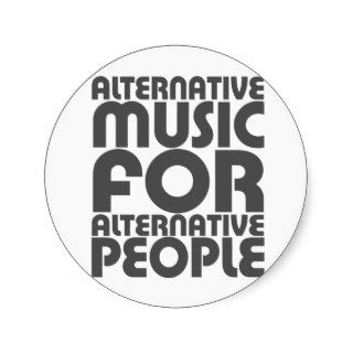 Alternative Music 4 Alternative People   Emo Rock Sticker