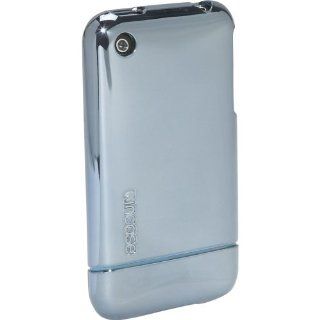 Incase iPhone 3 & 3GS Chrome Slider Case (Mercury Blue) Cell Phones & Accessories