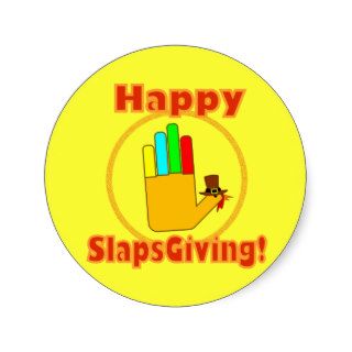 Happy Slapsgiving Design Sticker