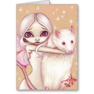 "A Beautiful Rat" Greeting Card