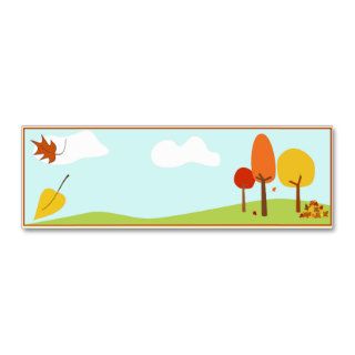 Autumn Thankful Placecards Business Card Templates