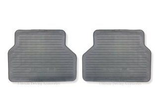 BMW Genuine Gray Rubber Mat Rear for 525i 528i 528xi 530i 530xi 535i 535xi 545i 550i M5 Automotive