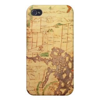 Anglo Saxon World Map iPhone 4 Covers