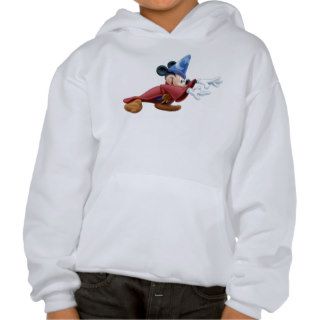 Mickey Mouse Casting a Spell in Fantasia Hooded Sweatshirt