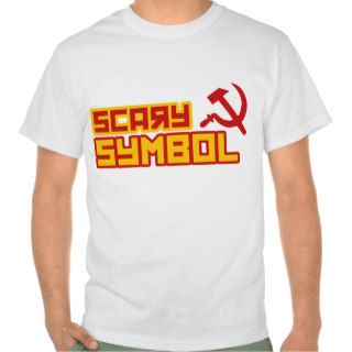 Scary Symbol Hammer and Sickle Tshirts