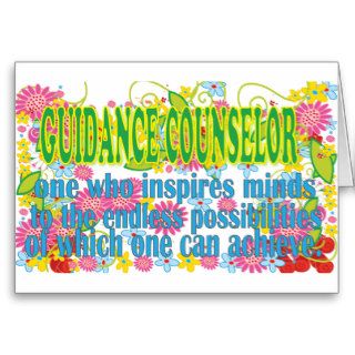 Gorgeous Guidance Counselors Gifts Greeting Card