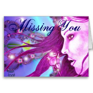 Missing You* Greeting Card