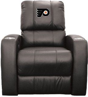 NHL Philadelphia Flyers XZipit Home Theater Recliner with Logo Panel  Sports Fan Recliners  Sports & Outdoors
