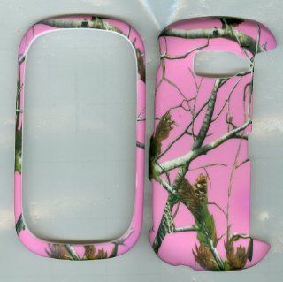 Pink Real Tree Camouflage Wild Outdoor Design Lg Vn 530 At&t Verizon Pantch Breakout Snap on Hard Case Shell Cover Protector Faceplate Rubberized Wireless Cell Phone Accessory Cell Phones & Accessories
