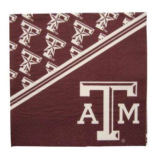 Texas A&M Aggies Beverage Napkins  Sports Related Tailgating Fan Packs  Sports & Outdoors