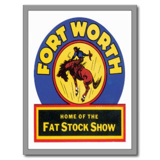 Vintage Fort Worth ,Texas Postcard