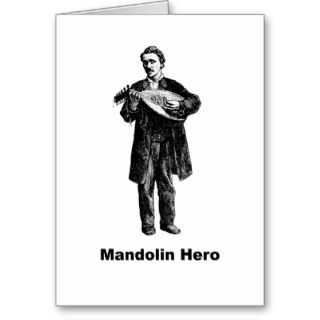 Mandolin Hero Greeting Card