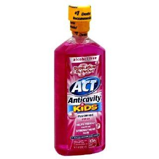 Act Kids Anticavity Fluoride Rinse for Kids, Bubble Gum 18 fl oz (532 ml) Health & Personal Care
