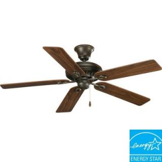 Progress Lighting AirPro Signature 52 in. Forged Bronze Ceiling Fan P2521 77