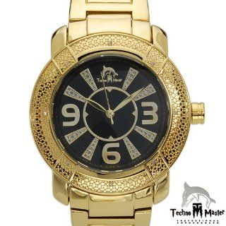 TECHNO MASTER tm 2140b1 Gentlemens Watch With Genuine Diamonds with interchangeable Straps at  Men's Watch store.